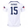USA RAPINOE 15 Thuisshirt WK voetbal 2022